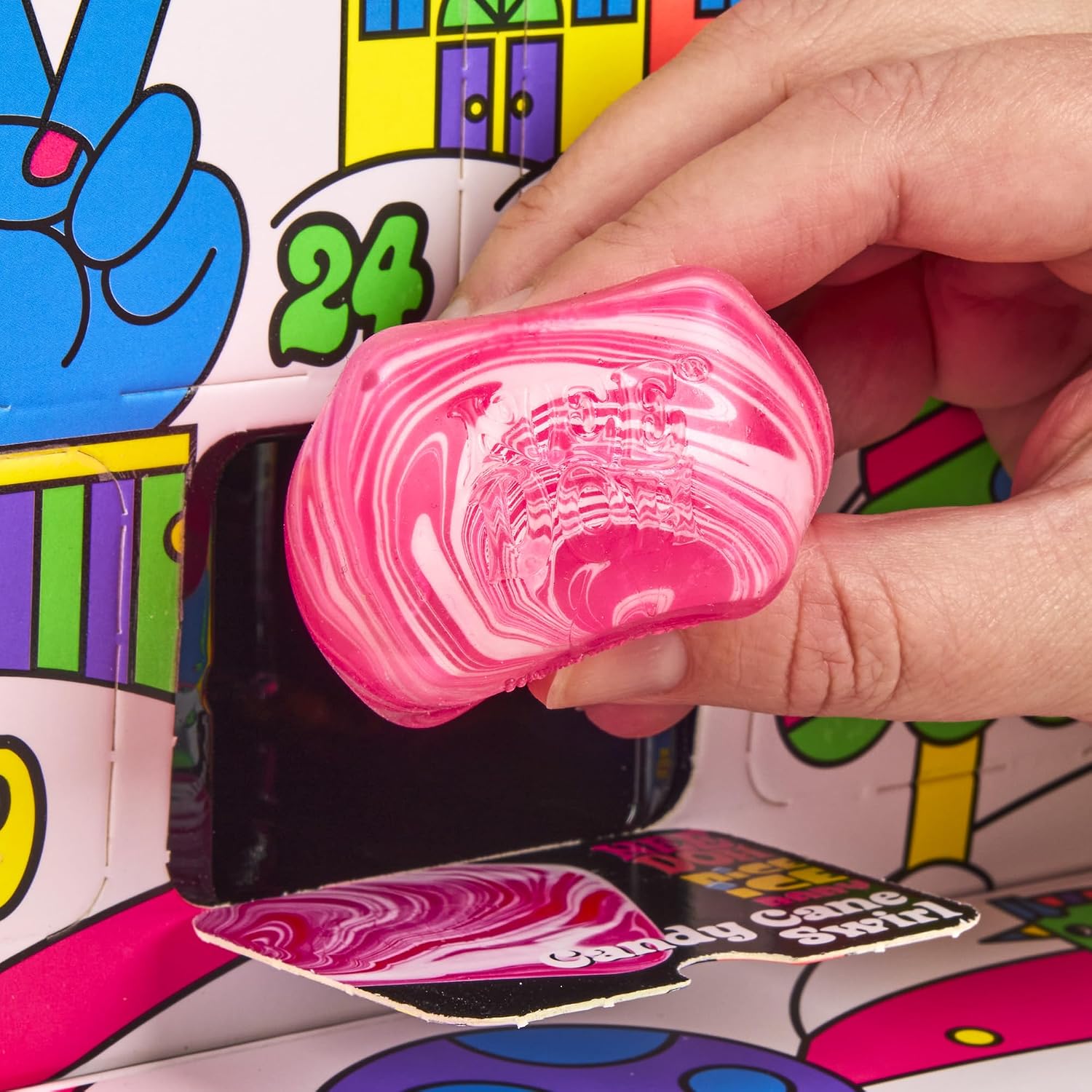 Squishmas Advent Calendar - 24 Mini Squeeze Toys - Christmas Countdown - Age 3+ (Pack of 1) - Image 3